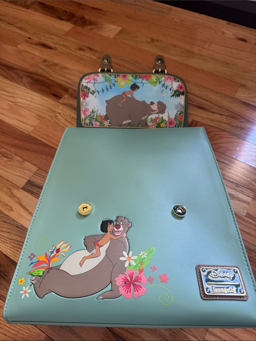 NWT Loungefly Disney Jungle Book Satchel Mini Backpack - Picture 12 of 14
